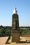 The statue of Dionysios Solomos at the Stranis hill